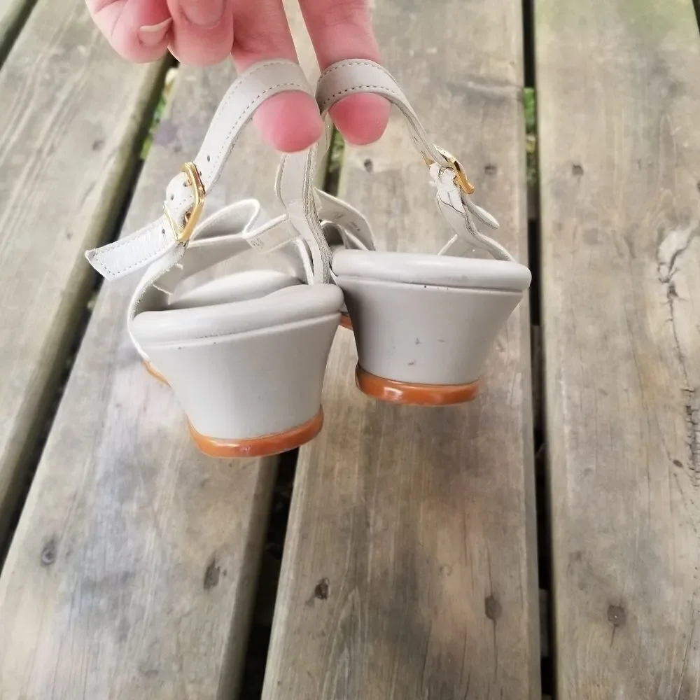 SAS Caress‎ Strappy Adjustable Slingback Sandals Bone 9.5